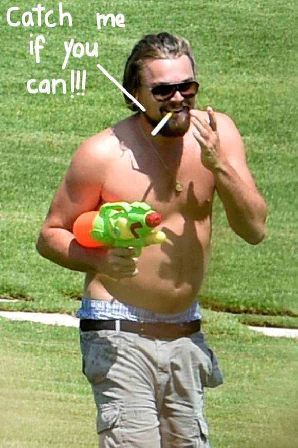 leo-dicaprio-shirtless-water-gun-doodle__oPt