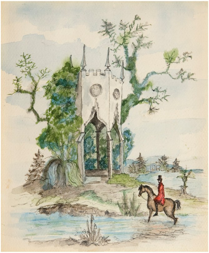 gift of the artist to her landlady in far hills, new jersey, undated