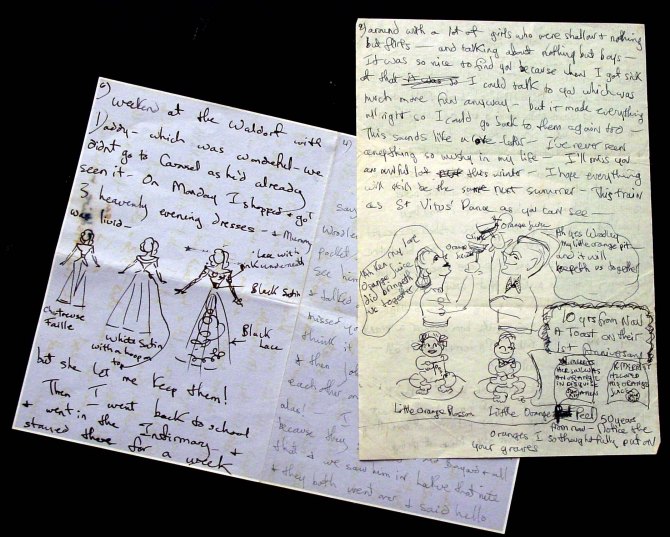 Hantmans auction Jackie Bouvier letters to older girlfriend 1944-1947