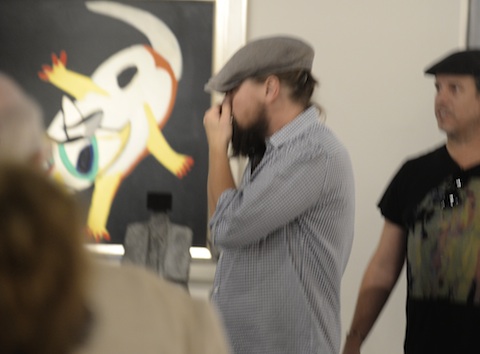 Leonardo Di Caprio at Art Basel