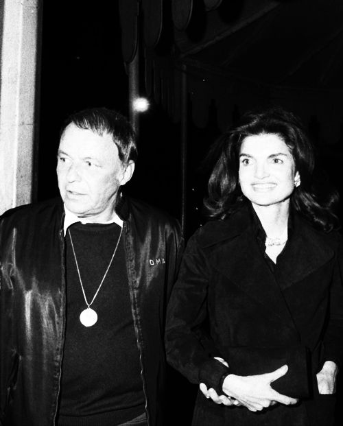 UNITED STATES - APRIL 16: Jacqueline Kennedy with Frank Sinatra at Jilly's (Photo by NY Daily News Archive via Getty Images)