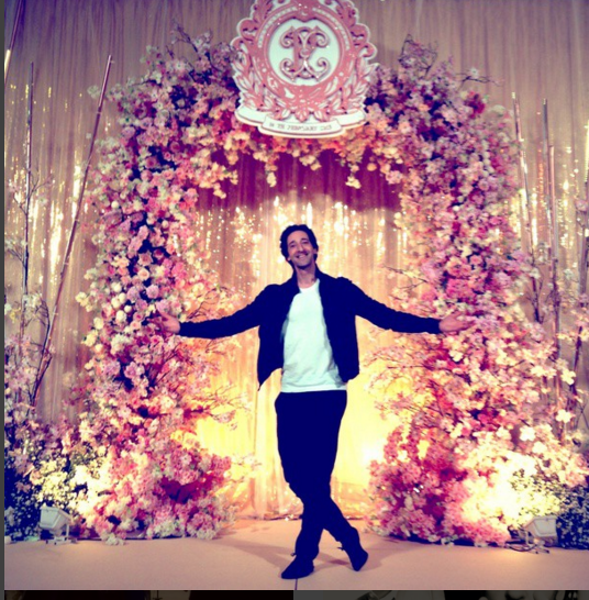 via adrien brody, instagram