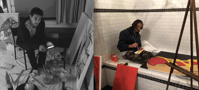 (via james franco, instagram, and adrien brody, instagram)