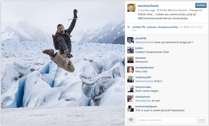 aaron schock, instagram