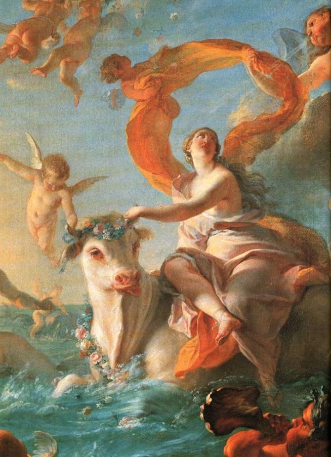 L'enlèvement d’Europe, 1727, Museum of Art, Philadelphia 